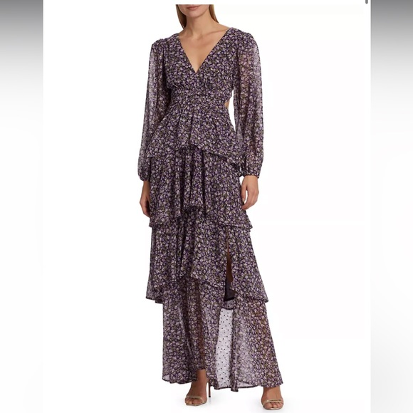 S ASTR The Label Anora Floral Ruffled Maxi Dress - Picture 4 of 9